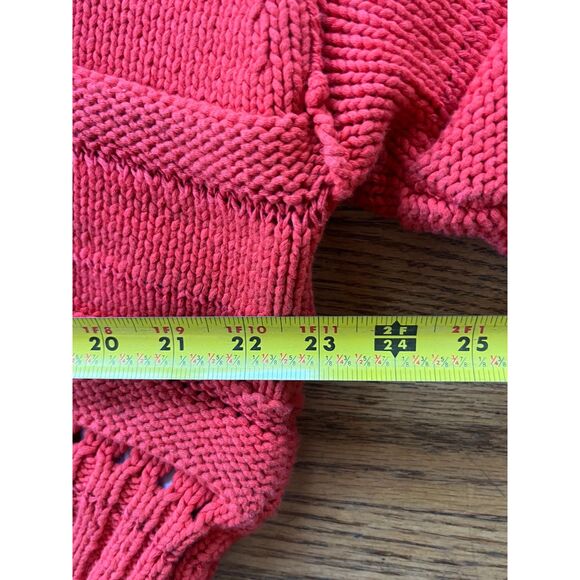 Anthropologie Maeve Orange Pullover Sweater Knit Top  Women's Size XL - Picture 9 of 11